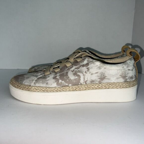 Malibu Slip On Sneakers Canvas Brown Tan Camo Size 8.5 B - Picture 6 of 13